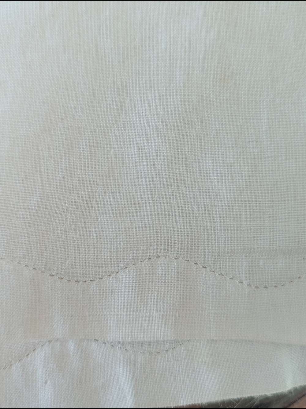 Madeira Monogram A White Linen Handkerchiefs - Pair of 2 Vintage - Picture 4 of 8